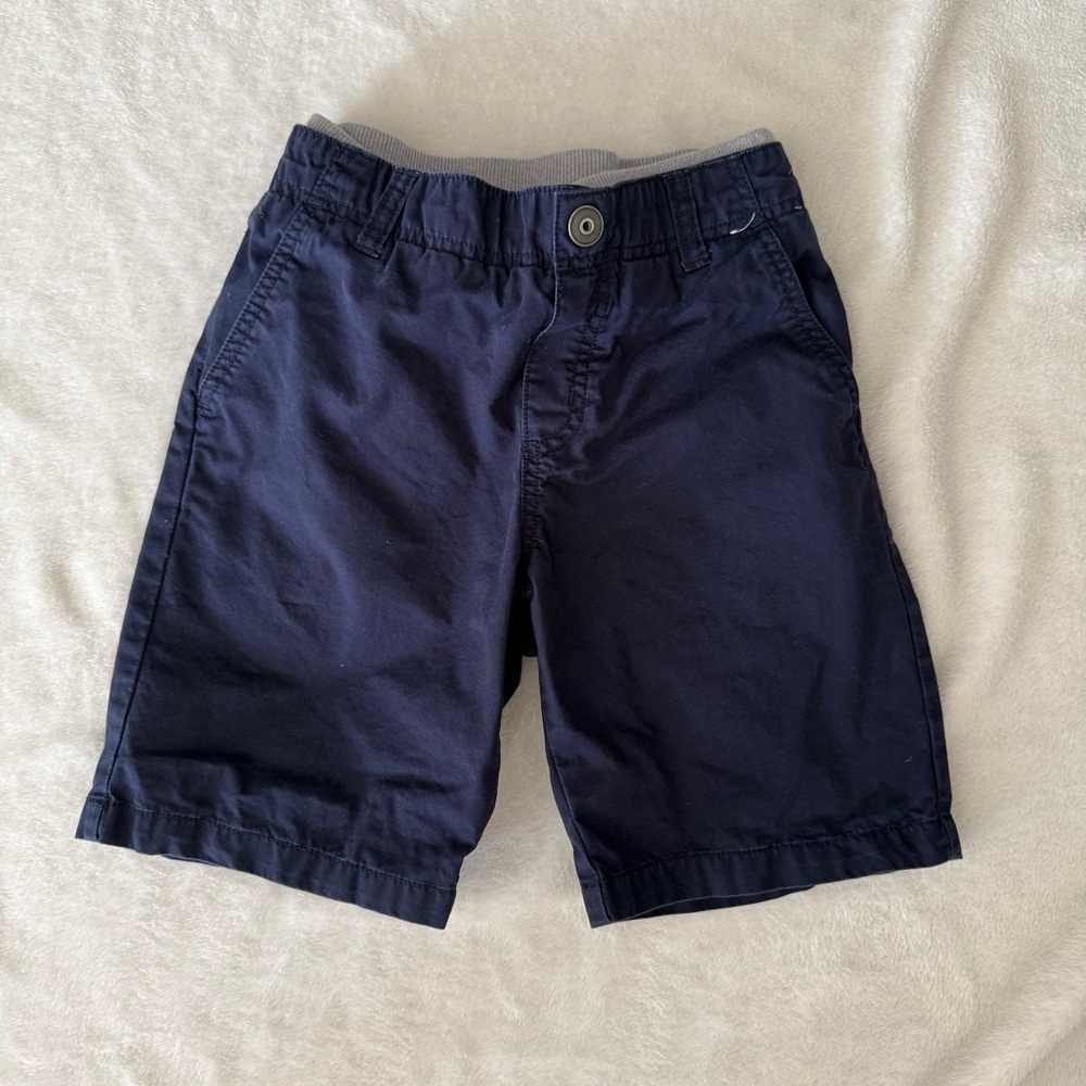 Gymboree Boys Navy Shorts with stretch waist 8